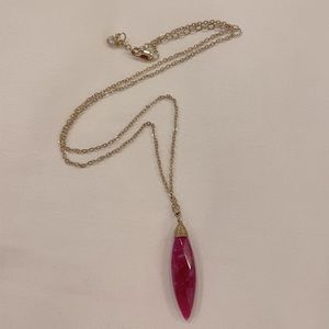 Simple & Pink Necklace